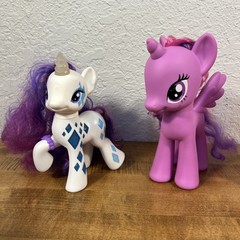 My Little Pony Figure Lot Of 15 Ponies Various Sizes Hasbro