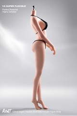 1:6 Flexible Pale Skin Medium Breast Female Makeup Figure With details Body Toy