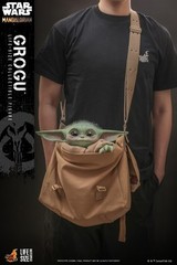In Stock Hot Toys LMS015 Star Wars The Mandalorian 1:1 Grogu Life-Size Figure