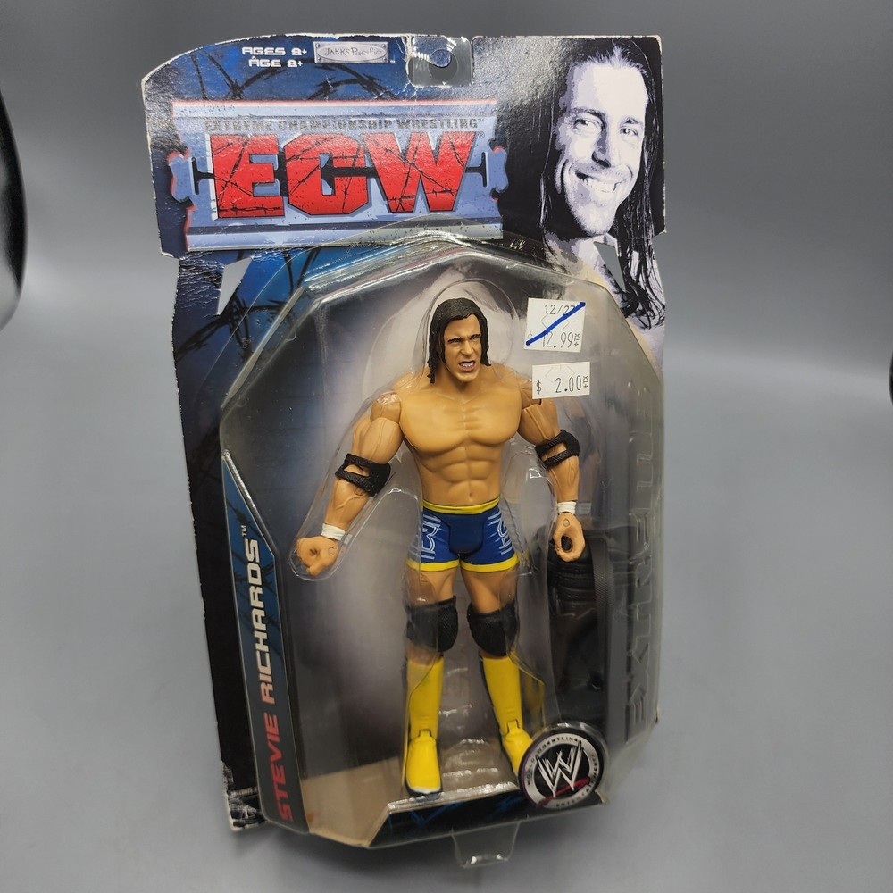 STEVIE RICHARDS WWE Jakks ECW Series 3 Ruthless Aggression Figure New – Read
