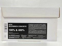 BE@RBRICK KITH Concrete 400% Only (w/o100%) Opened