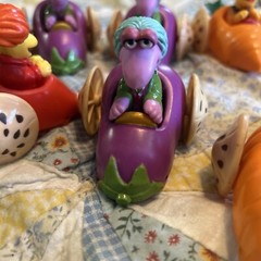 Vintage McDonald’s Jim Henson Fraggle Rock Vegetable Cars Lot Of 7 Toys 80’s