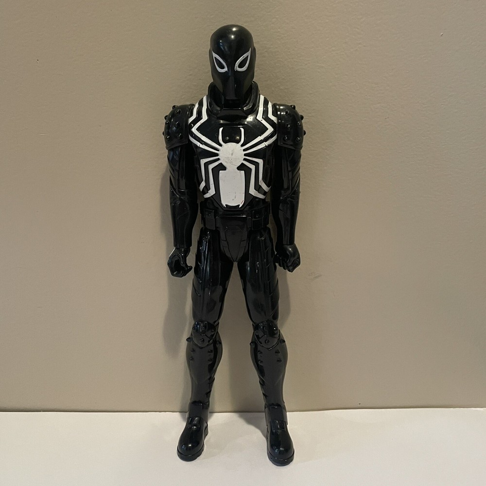 Hasbro Black Suit SPIDER-MAN Symbiote Marvel Legends 12″ Figure