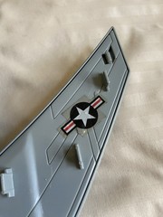 Vtg 1986 Hasbro G.I. Joe X-30 Gray Conquest Fighter Jet Aircraft Toy Airplane