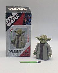 Takara Tomy Medicom Kubrick Star Wars S9 Yoda 60mm Toy Collectible Mint Open Box