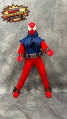 Custom 8″ Mego Scale SpiderMan Peter Parker Ben Reilly Scarlet Spider-Man & Case