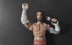2026 Royal Rumble New WWE Champion CM Punk Amazing Likeness with microphone!!