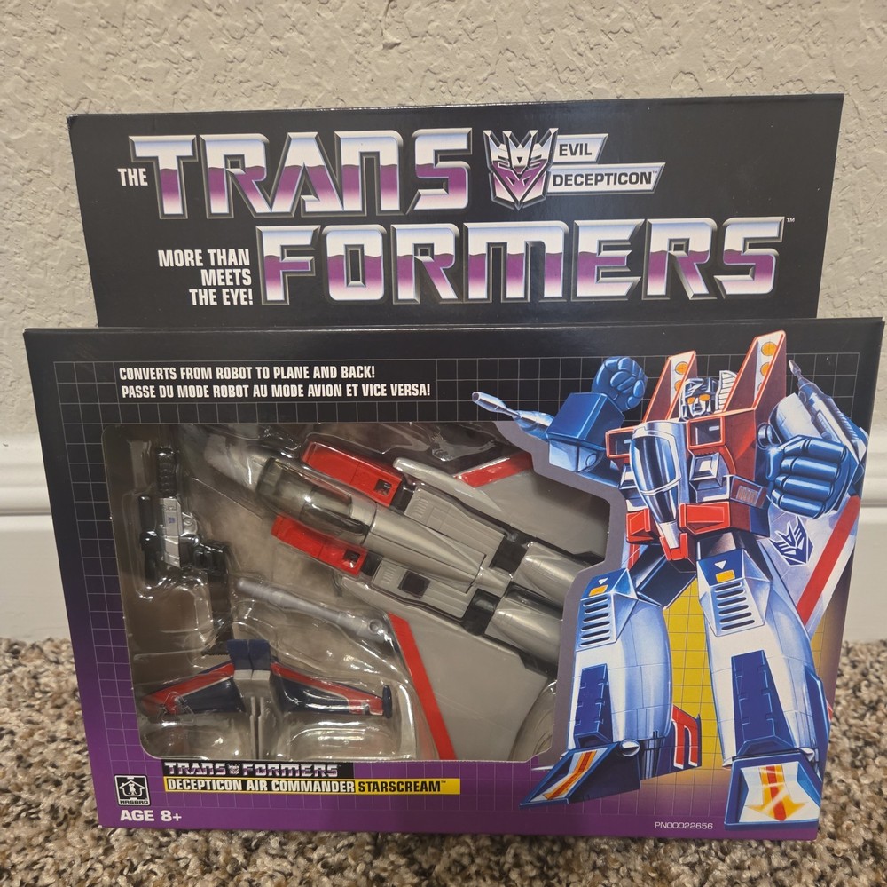NEW Transformers 2018 Vintage G1 Walmart Exclusive Starscream Reissue
