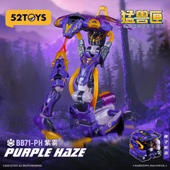 52TOYS Beastbox BB-71PH Purple Haze Limited Edition Cobra Transformation Toy