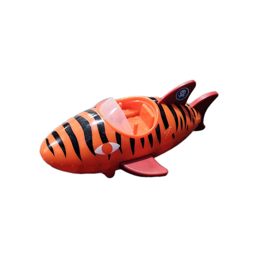 Octonauts TALKING TIGER SHARK GUP-B striped tiger orange ship !!!