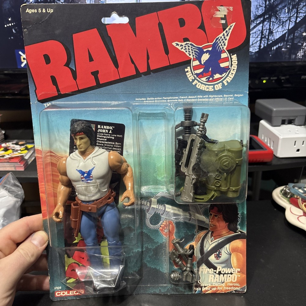 Rambo: The Force Of Freedom Fire Power Rambo: Complete And Sealed