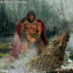 MEZCO KING CONAN HORSE RED SONJA DEMON MEDUSA VANAHEIM BEAR DRAGON 10 FIGURE LOT