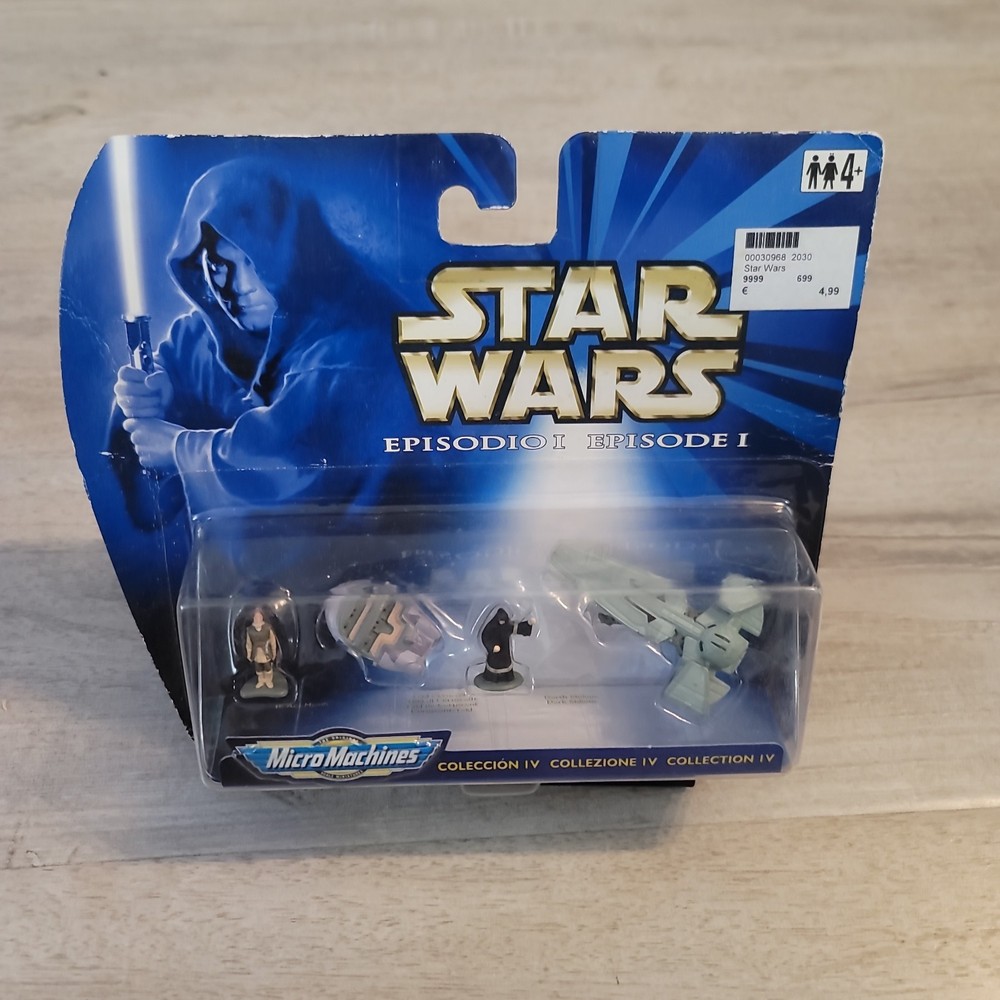 STAR WARS EPISODE 1 COLLECTION 4 iV MICRO MACHINES 1999 MOC NEW BLISTER See Pics