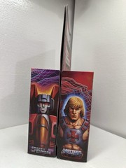 Masters Of The Universe x Transformers He-Man Optimus Prime + Scare Glow Set New