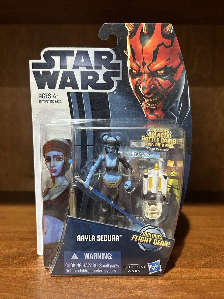 2012 Hasbro Star Wars The Clone Wars: Aayla Secura (CW14) – NEW, FACTORY SEALED!