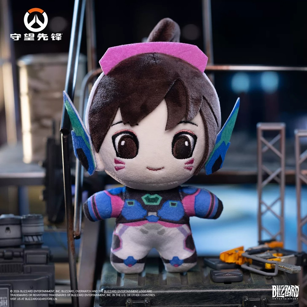 Blizzard Overwatch The World Needs Heroes Q Series Plush Keychains