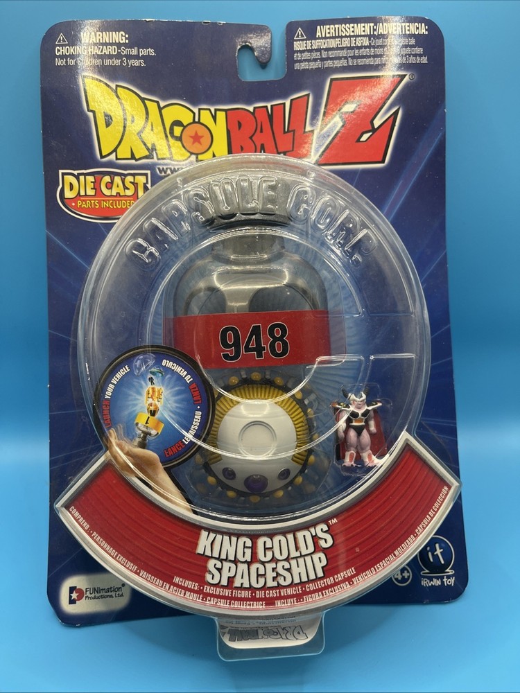 Dragonball Z King Cold`s Spaceship Space Shuttle Die Cast *RARE* Funimation