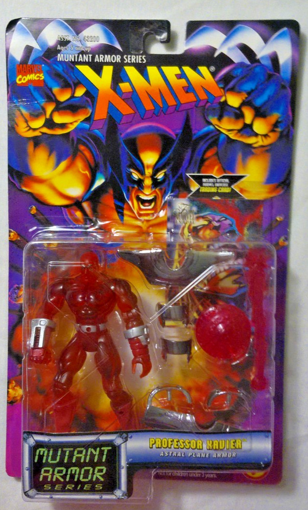 1996 Toy Biz Marvel X-Men Mutant Armor Series PROFESSOR XAVIER Action Figure NIB