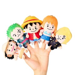 One Piece Base Shop Exclusive Finger Plush Toy with Strap Japan New