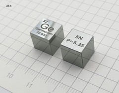 10mm Germanium Metal Density 99.99% Cube Element Periodic Table Collection 1 Pcs