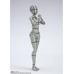 Body-chan Yabuki Edition Figure Wire Frame Gray 5.3 inches New