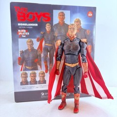 Homelander The Boys #269 Blood Splatter Ver. Figure w/Accessory Hands Stand Toys