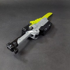 Power Rangers MMPR Yellow Gray Black Sword Weapon Knife VIntage Bandai #42051