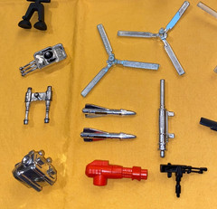 vintage GO BOTS gobots WEAPONS LOT #8 Staks Baron Von Joy Cy-Kill FREE SHIP