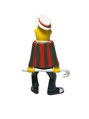 Vtg Muppets Inc Sesame Street Tap Dancing PVC Bert & Big Bird Figures