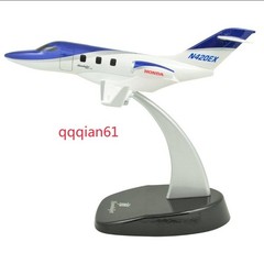 HondaJet Metal Commercial Aircraft Jet Airplane Model Diecast Plane Blue 1:72