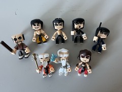 Bruce Lee Round 5 Temple Of Kung Fu *LOT OF 8 FIGURES* w/ Rare Chase! Complete!