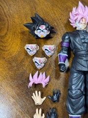 SH Figuarts Dragon Ball Z Kong Studio Goku Black Time Breaker K032 & K033 *RARE*