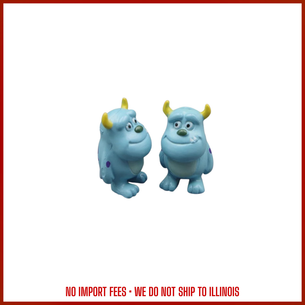 HOT SALE 3.2/4.3cm James Mike MrQ Sulley Action Figures Dolls Desktop Decor