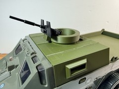 GI JOE APC top Replacement Cab W/ Flatbed & Manned Turret 3D Printed