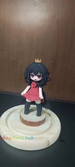 10cm Black Souls 2 Queen of the Heart Lorina Handmade Clay Model with Dust Cover