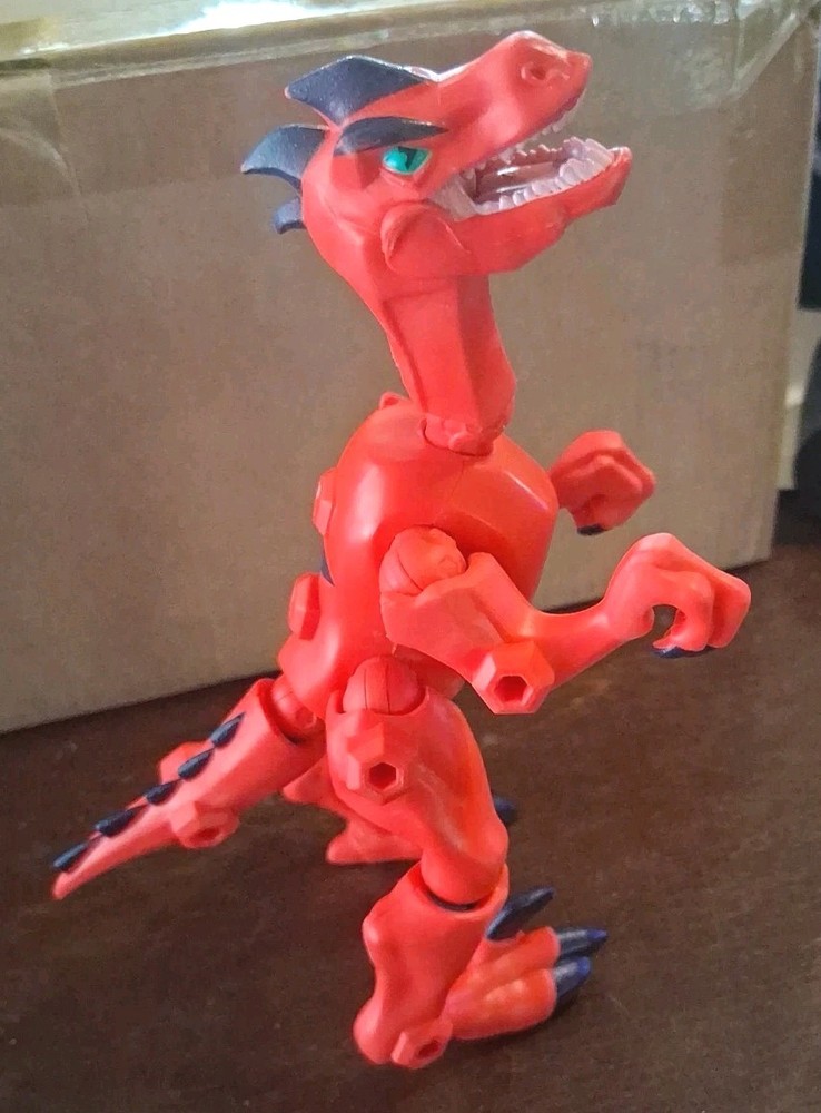 HASBRO 2015 Jurassic World Hero Mashers RED Raptor Velociraptor Dinosaur