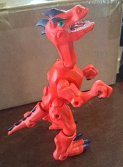 HASBRO 2015 Jurassic World Hero Mashers RED Raptor Velociraptor Dinosaur