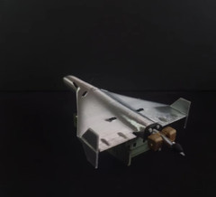 3D Printed US Military LUCAS UAV Model Non-Metal 20CM Ornament Toy Collection