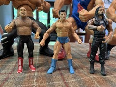 Lot of 8 Wrestling Figures WWE – Jakks Giants, Action Figures, Thumb Wrestler