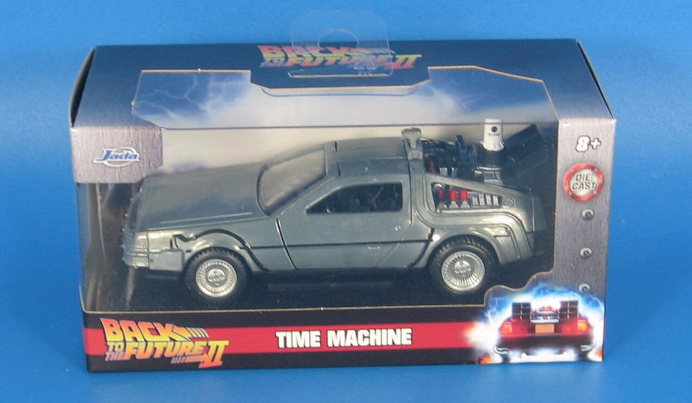 Back To The Future II Time Machine Die-Cast Nano Metal 2021 Jada Hollywood Rides