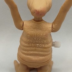 Vintage~Universal Studios~E.T.~ Wind Up Walk Action Figure Alien~1982~ Working