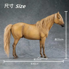 Stock Mr.Z 1/6th Animal Model No.56 Thoroughbreds 5 Colors Resin Animal Statue