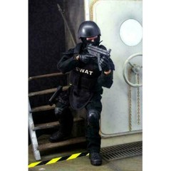 1/6 Soldier Action Figure 12″ SWAT Black Uniform Model Military Army Suit Toys
