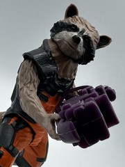 2014 ROCKET RACCOON GUARDIANS OF THE GALAXY 6.5”ACTION FIGURE HASBRO MARVEL TOY