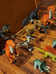 Jurassic World Camp Cretaceous Scorpios Rex Dinosaur Figures Mixed Lot Of 11