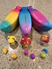 Cepia BANANAS BUNCH of 3 Peel to Reveal Animal Figures Lot