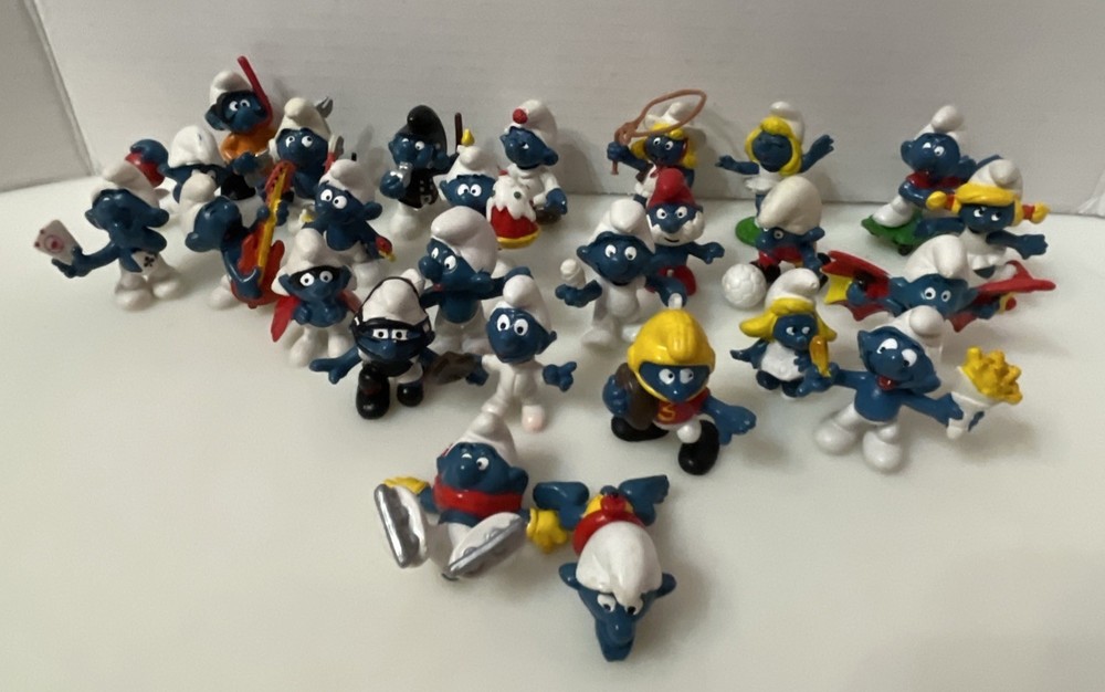 Vintage Smurfs 1960’s -1980’s Lot Of 26