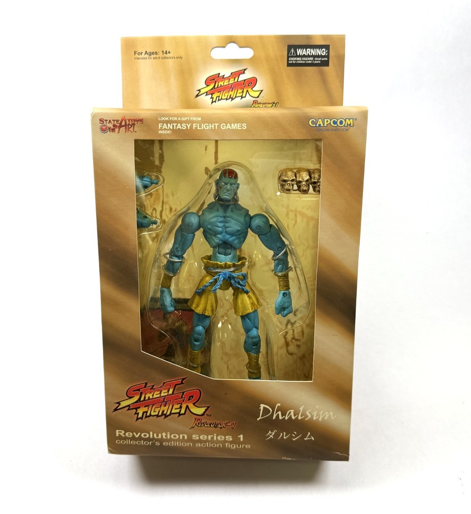 Dhalsim Street Fighter Revolution Series 1 Action Figure New 2008 SOTA Toys