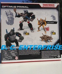 TOMY HASBRO TRANSFORMERS NETFLIX WFC OPTIMUS PRIMAL & RATTRAP MAXIMALS 2020 NIB