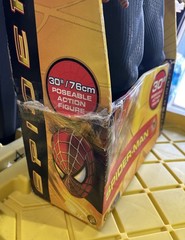 Spider-Man 2 Movie 2004 – 30″Spider-Man Action Figure ToyBiz Vintage Giant New